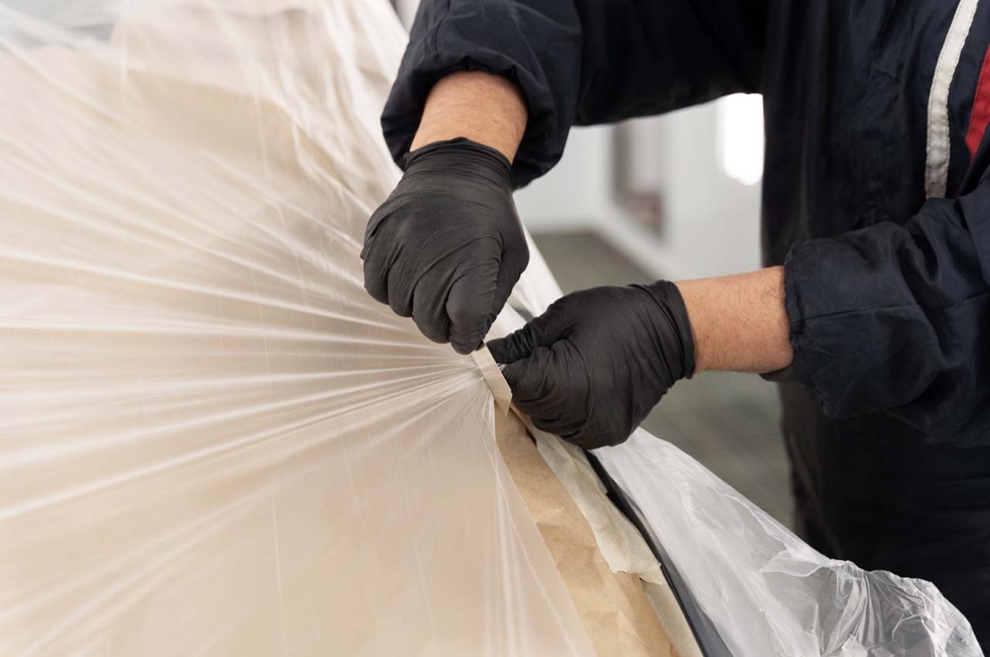 Industrial packaging polyethylene films